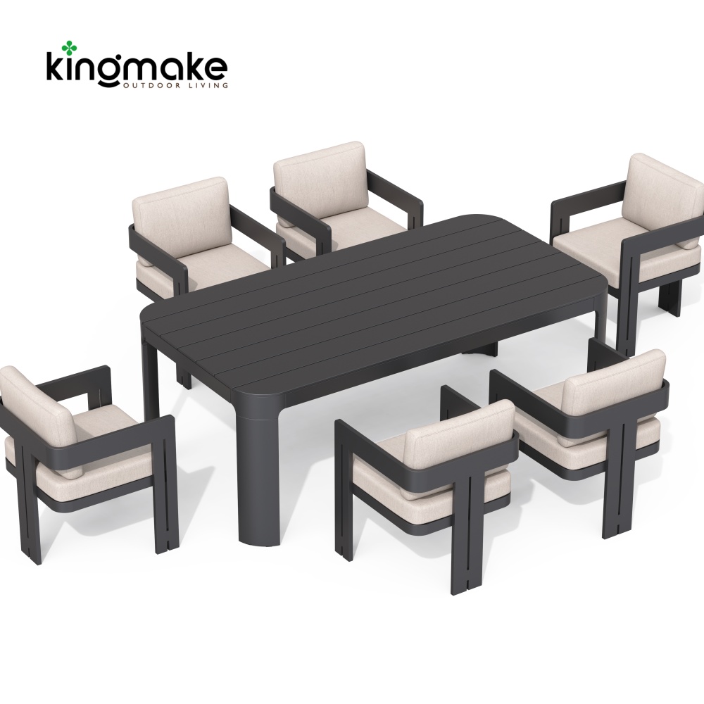 Modern Aluminum Neo Collection Outdoor Dining Set KMD18026