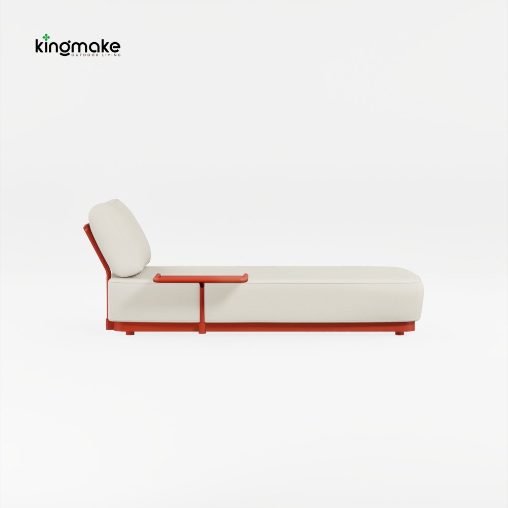 Modern Aluminum Afterglow Collection Sun Lounger KM18013L