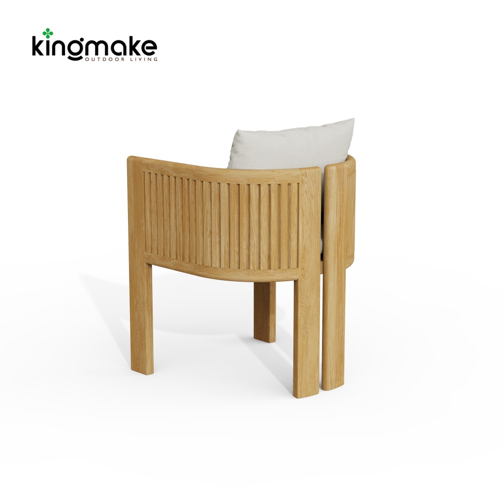 luxury teak amalfi collection dining chair
