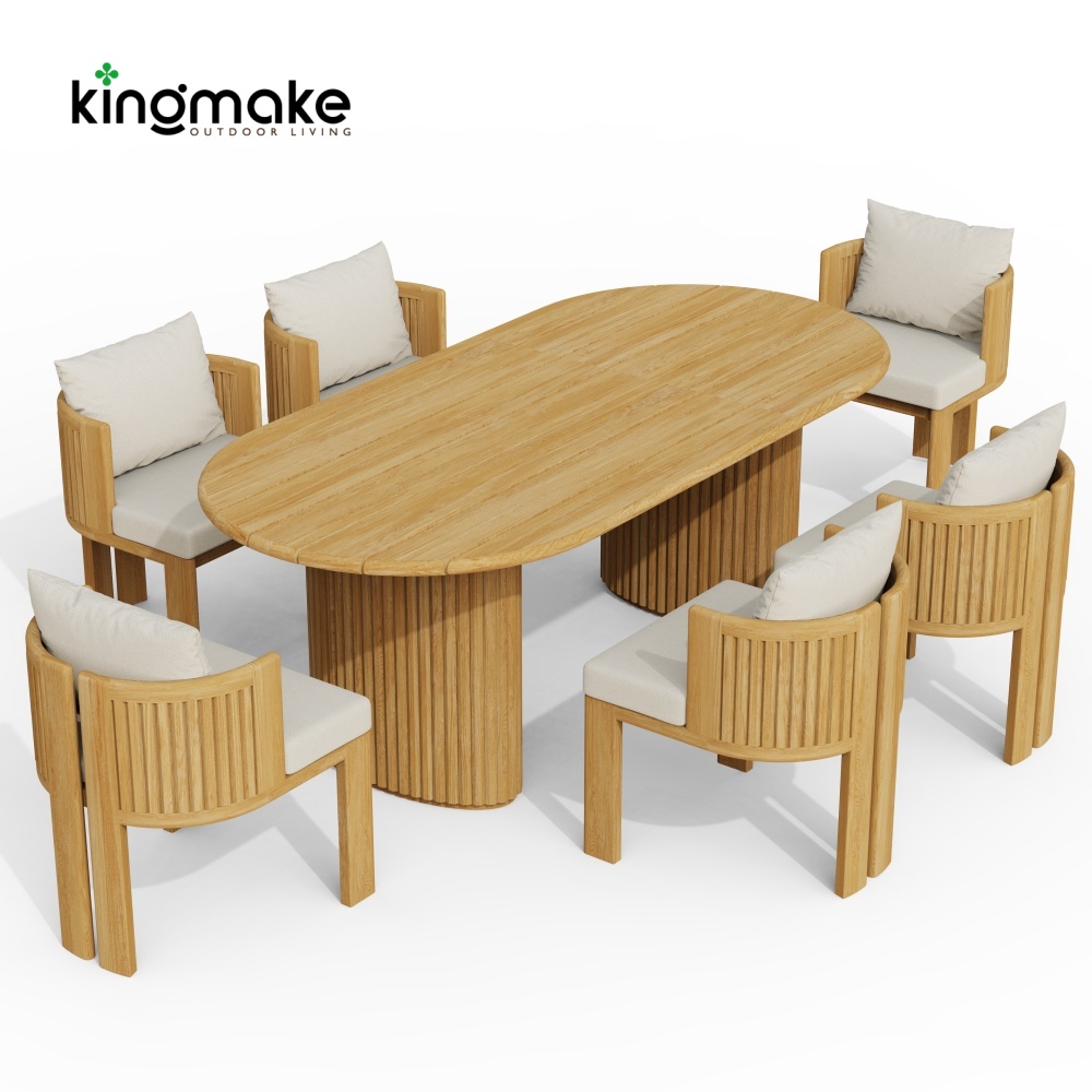 High-End Teak Dining Set