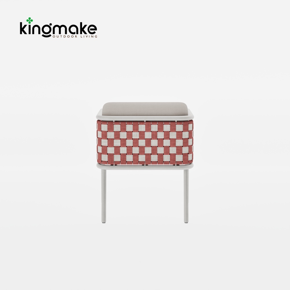 Nex Collection Aluminum Weave Outdoor Dining Chair