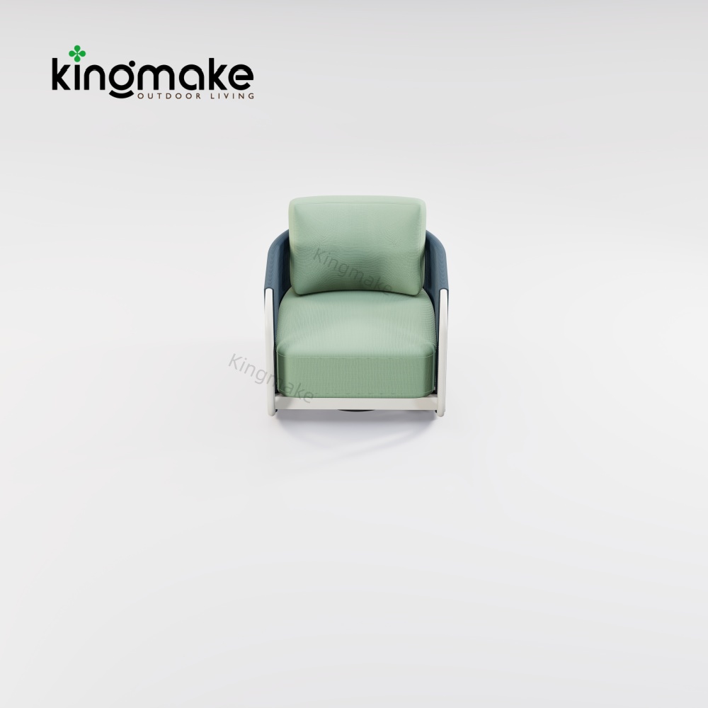 Modern Aluminum URound Collection Sofa KM18014