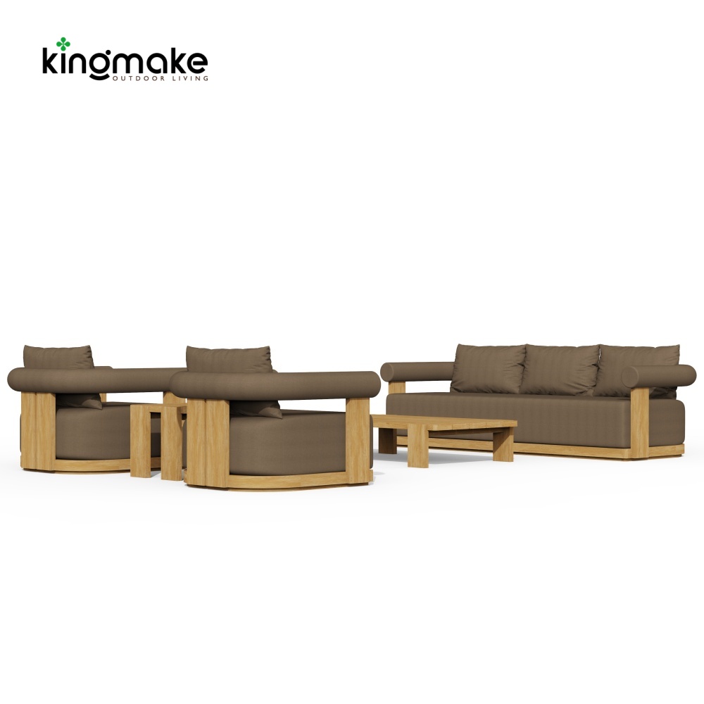 Modern Teak Wood Outdoor Sofa Set – Mali Collection