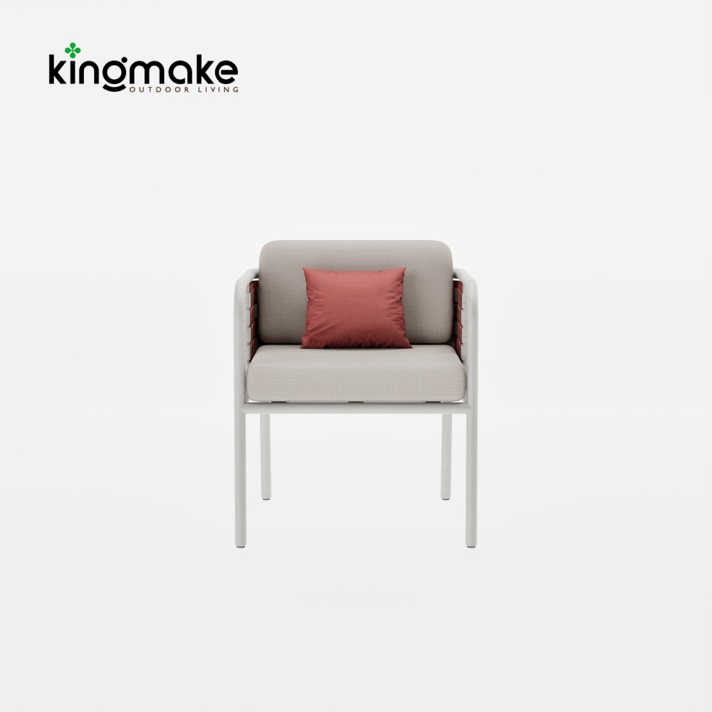 Nex Collection Aluminum Weave Outdoor Dining Chair