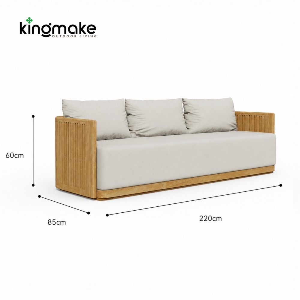 Luxury Teak Outdoor Sofa Set