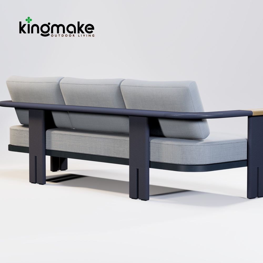 Aluminum Rope Woven Outdoor Sofa KMD18001