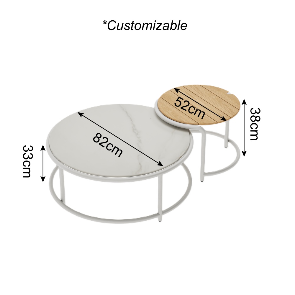 Nex Collection Aluminum Weave L-Shape Outdoor Sofa