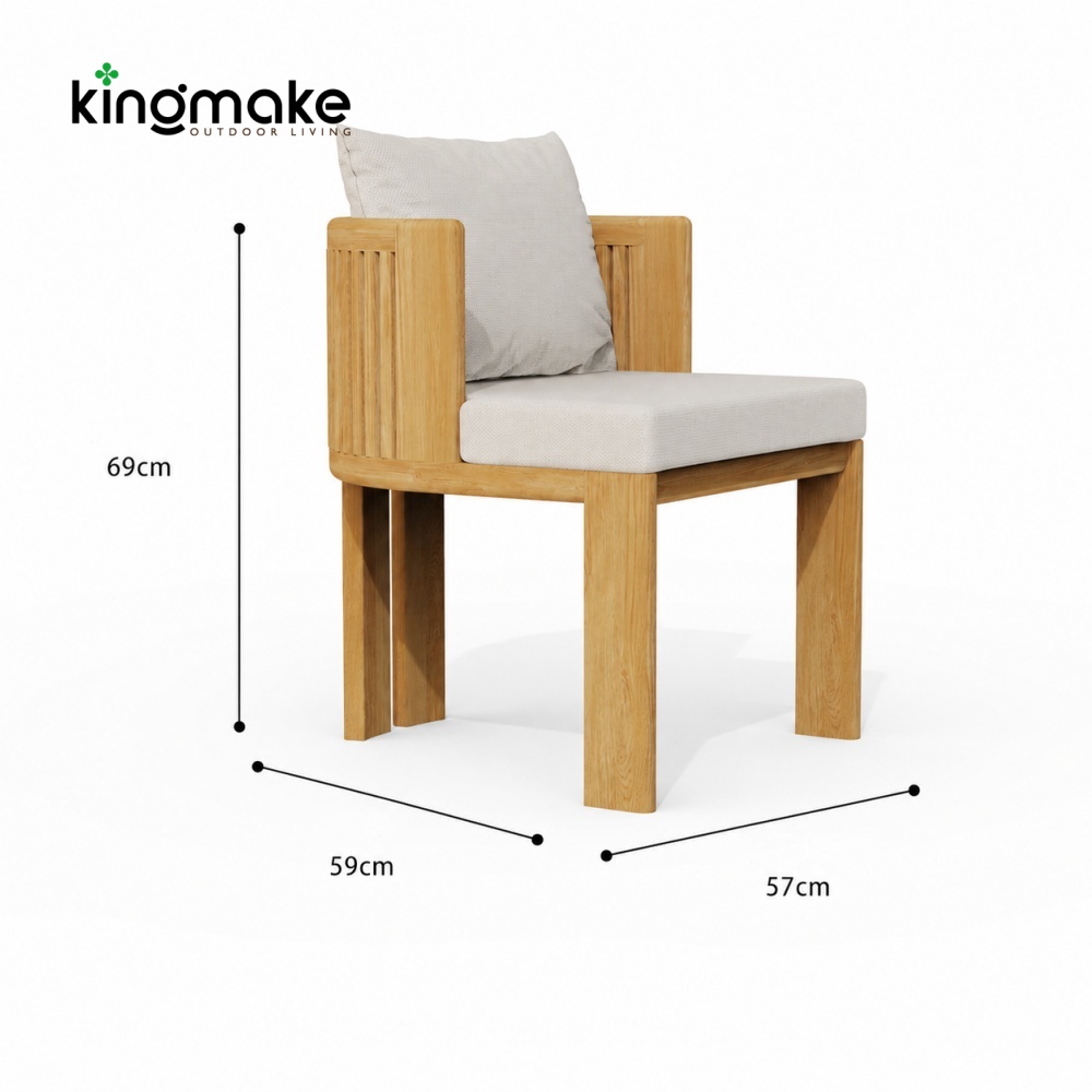 High End Teak Garden Chair