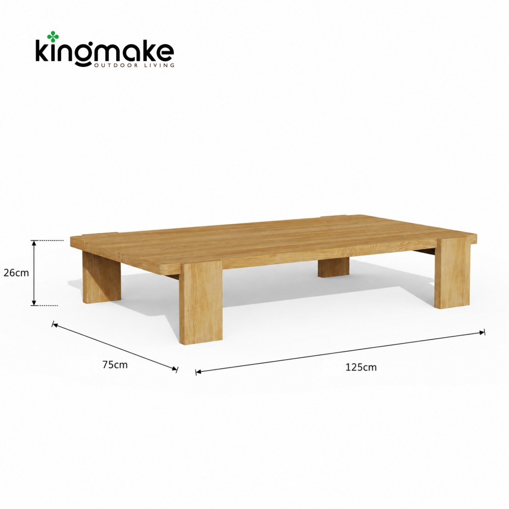 Modern Teak Wood Outdoor Sofa Set – Mali Collection