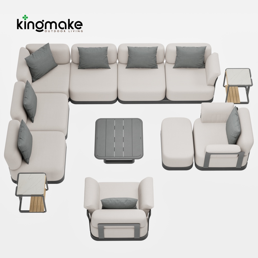Layva Collection L-Shape Sectional Sofa Set