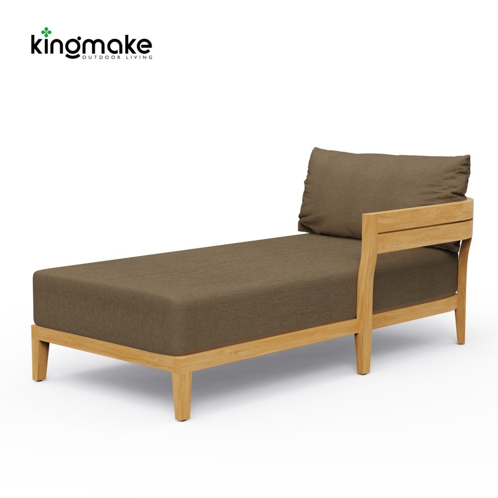 Cima Collection Teak Outdoor Modular Sofa 