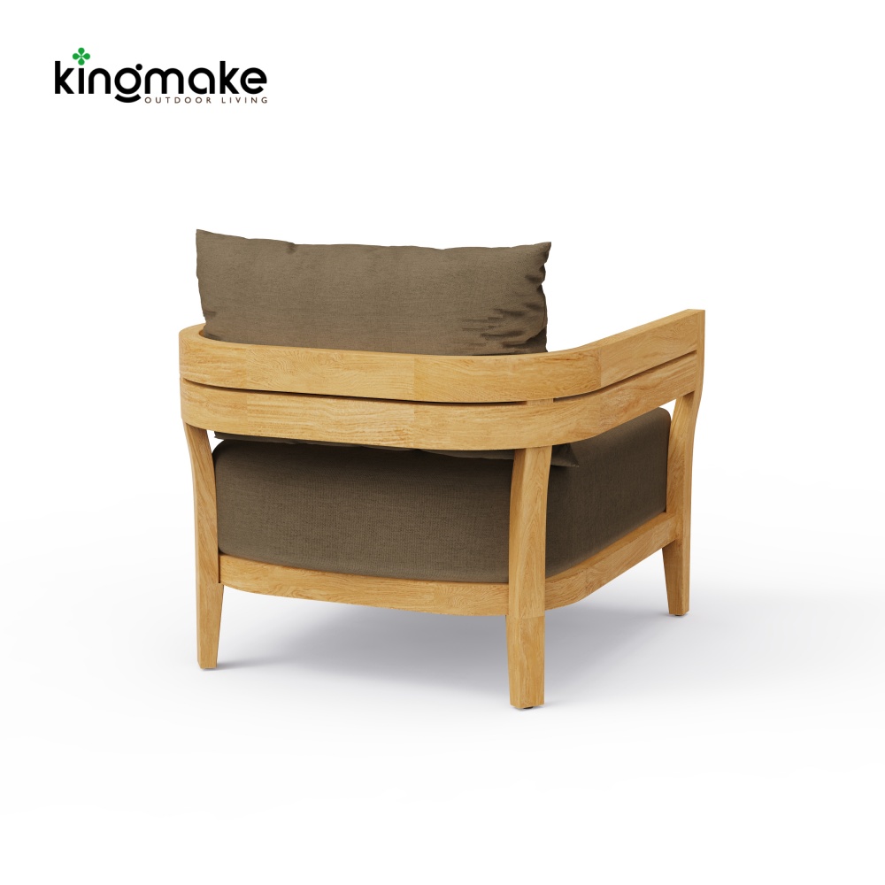 Cima Collection Teak Outdoor Single Sofa