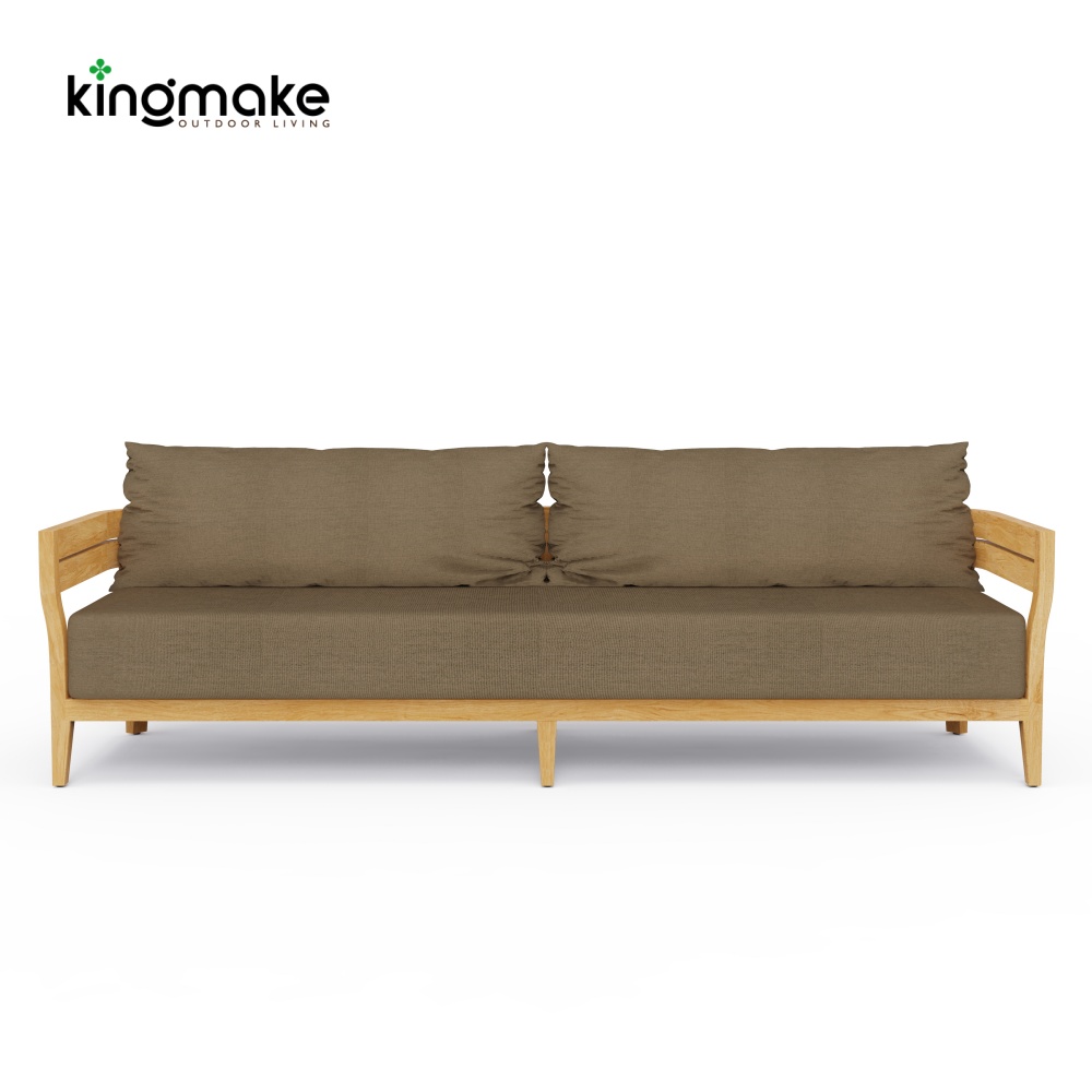 Cima Collection Teak Outdoor Conversation Sofa Set