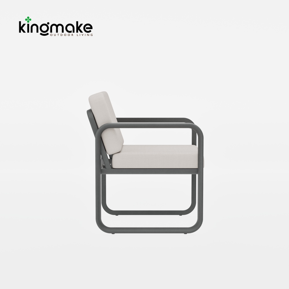Modern Aluminum Frame Outdoor Dining Chair – Mali Collection_复制