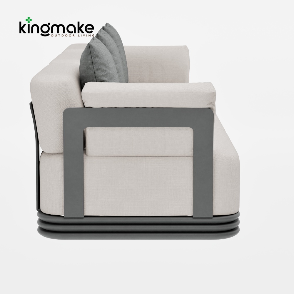 Layva Collection Modern Aluminum Sofa Set