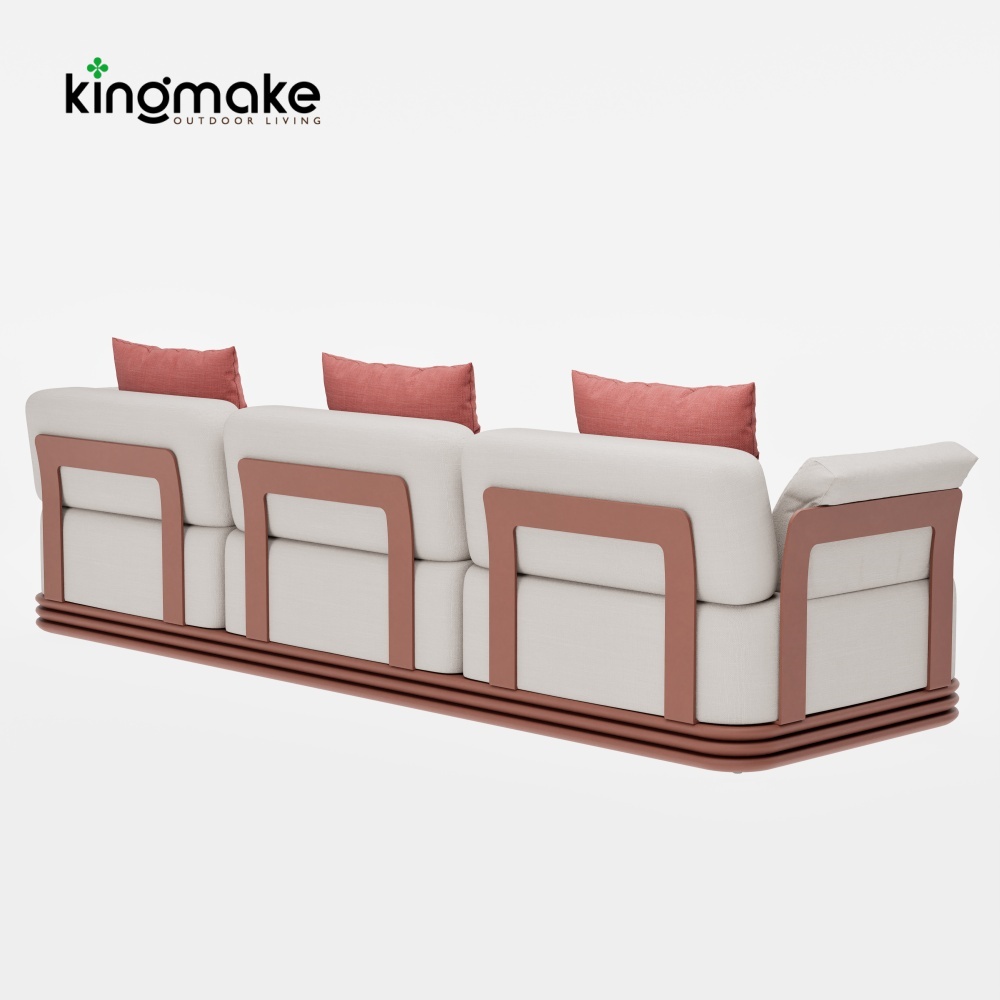 Layva Collection Modern Aluminum Sofa Set