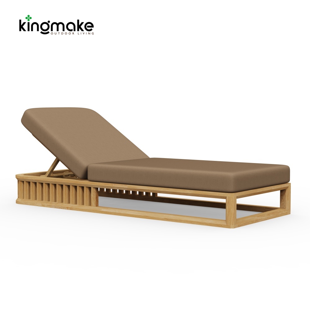 maui colletion high-end teak sun lounger
