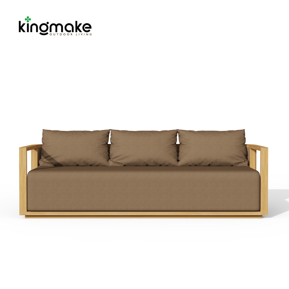 high-end maui cane collection three-seater sofa 
