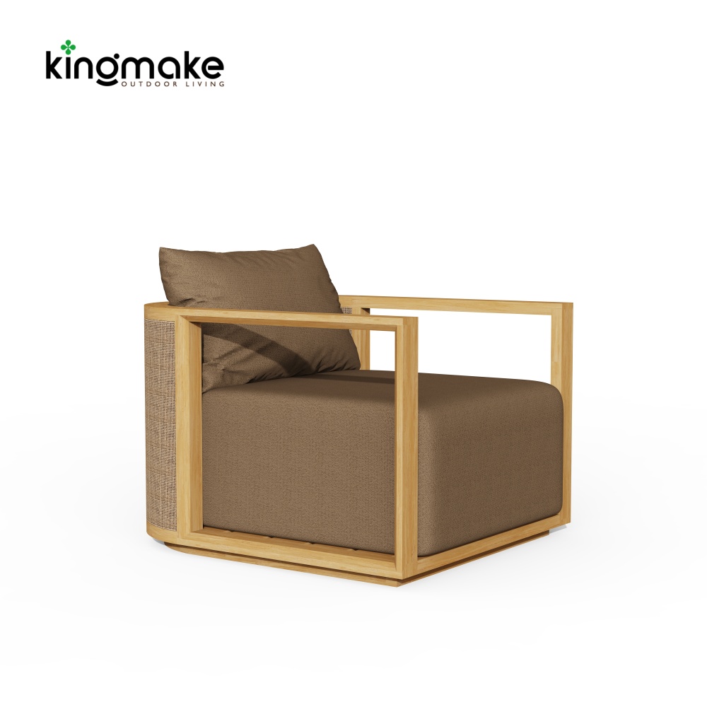 high-end maui cane collection single sofa 