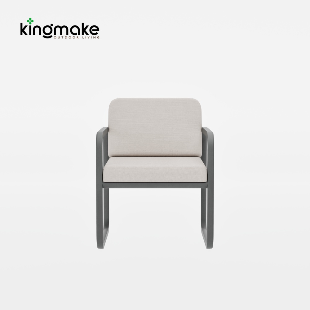 Modern Aluminum Frame Outdoor Dining Chair – Mali Collection_复制