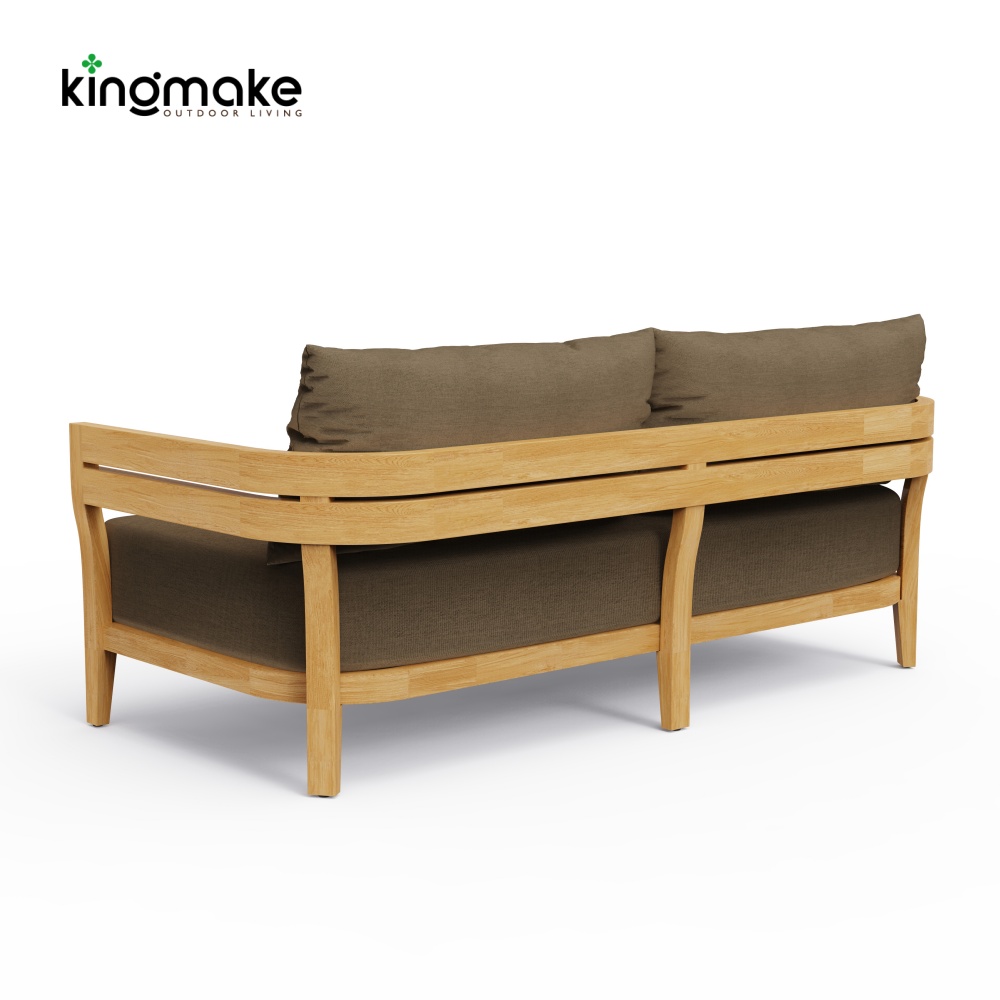 Cima Collection Teak Outdoor Conversation Sofa Set