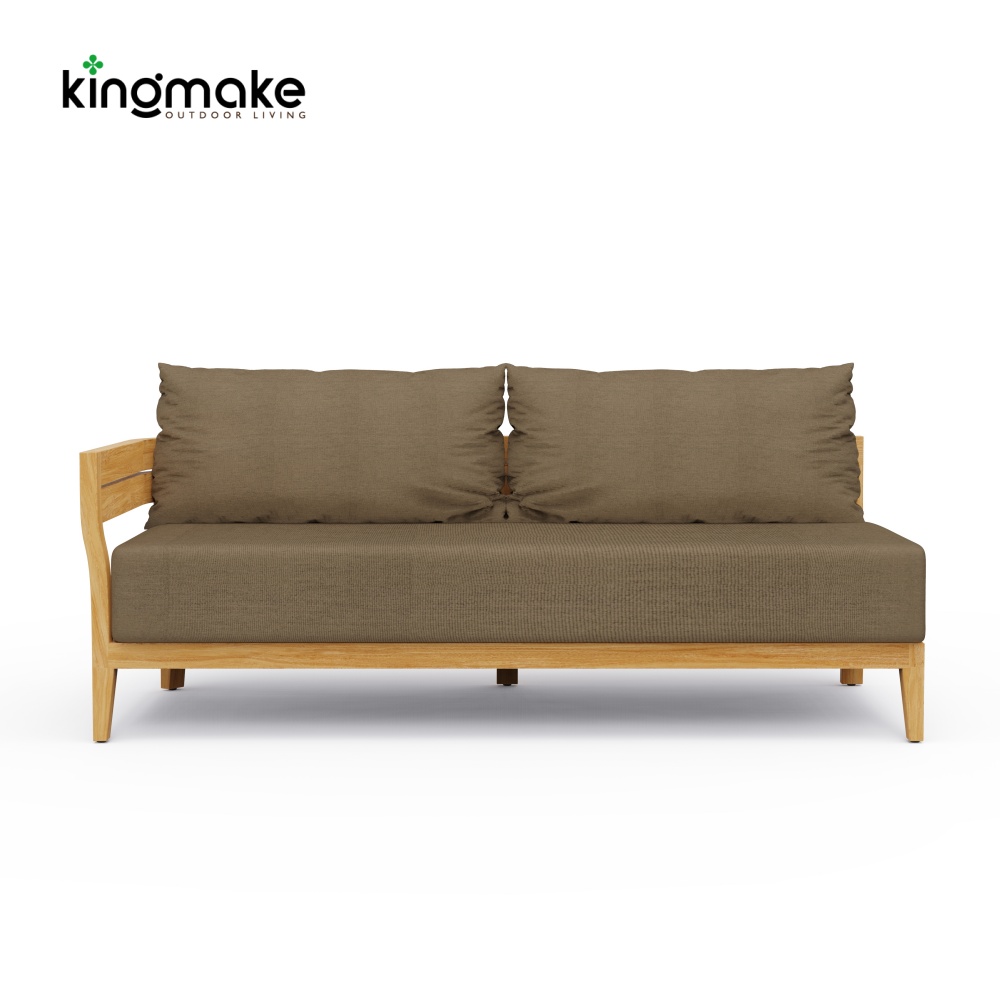 Cima Collection Teak Outdoor Modular Sofa 