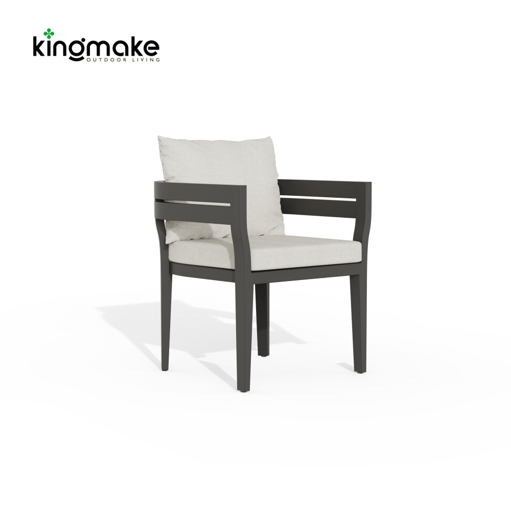 Cima Collection Modern Minimalist Aluminum Outdoor Dining Set