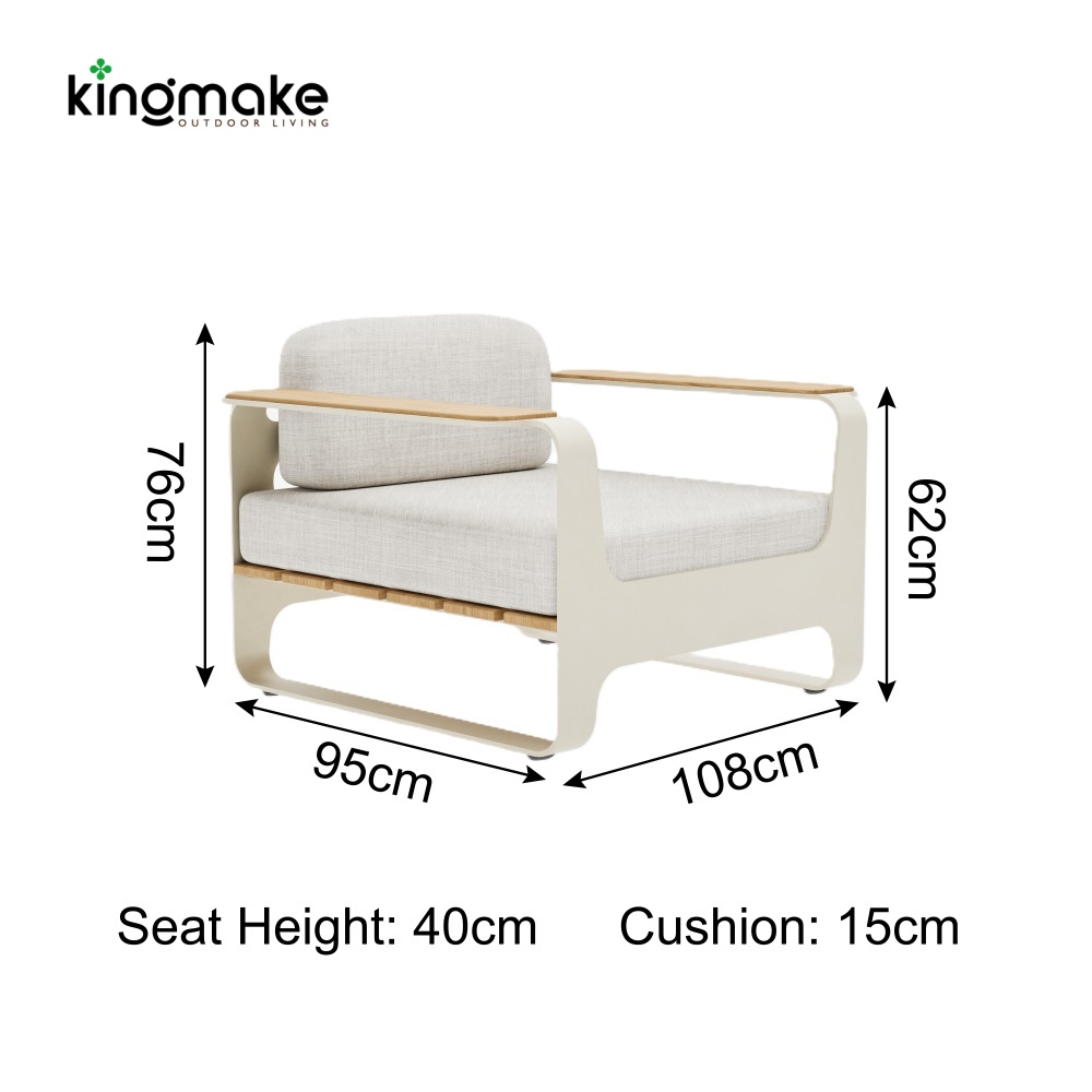 Alpha Collection Luxury  Single Sofa