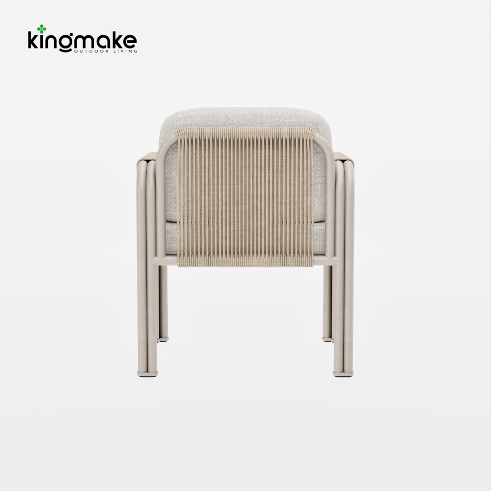 M.Y. Collection Aluminum Arched Outdoor Chair