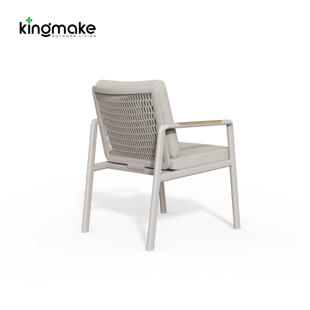 Cenxi Collection White Outdoor Dining Set 