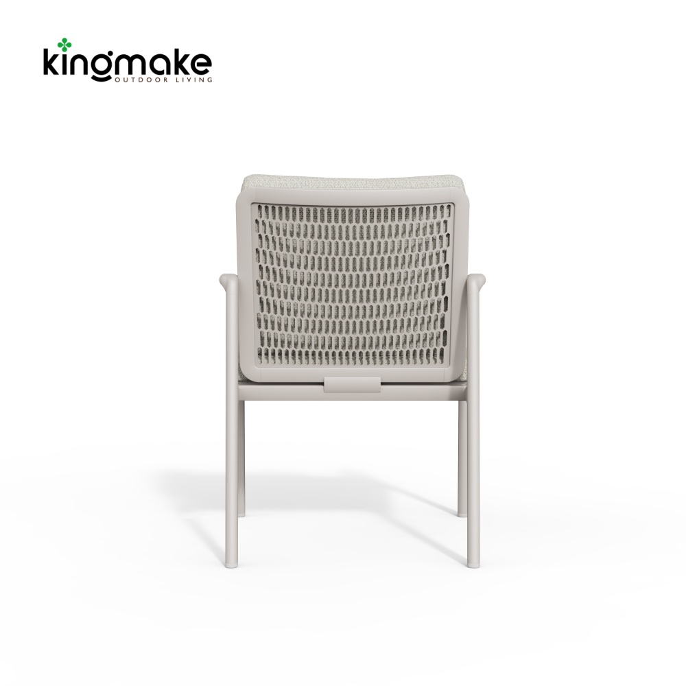 Cenxi Collection White Outdoor Dining Set 