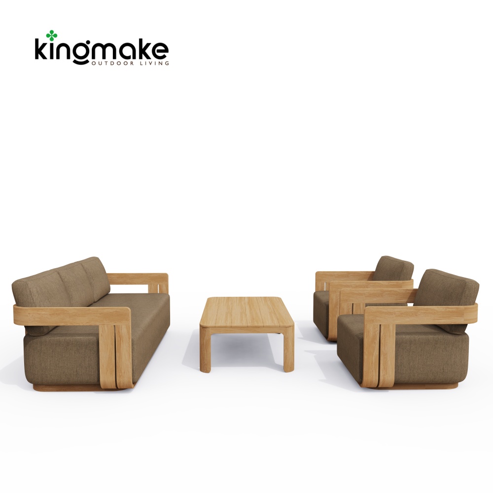 Modern Teak Neo Collection Outdoor Sofa KM18026-T