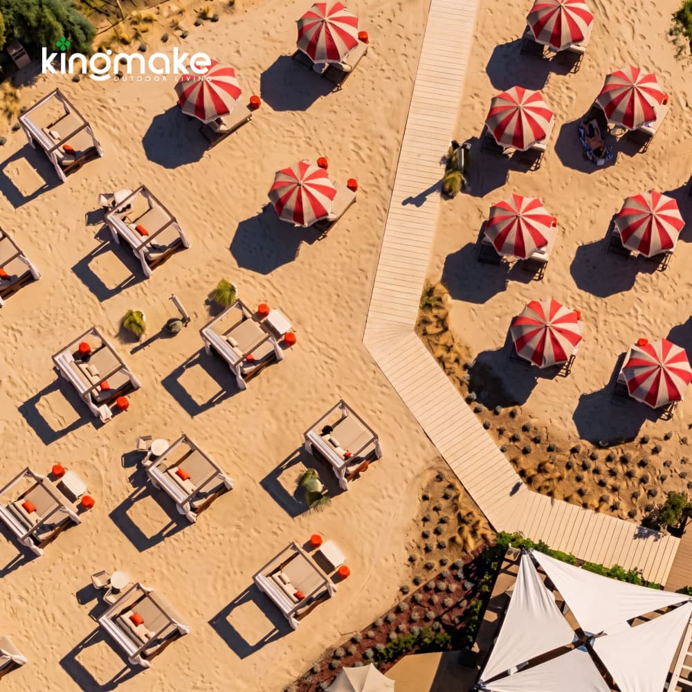 Beach Club Outdoor Furniture for an Italy: A Kingmake Project
