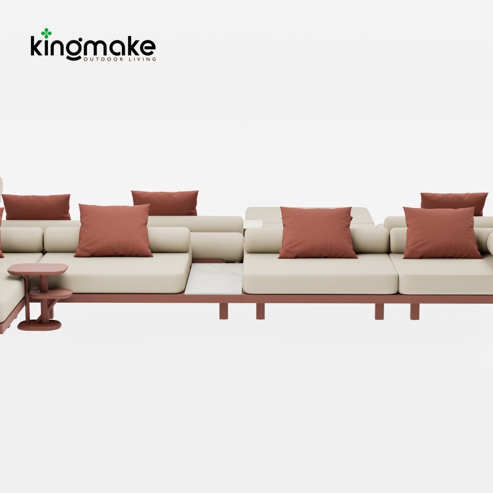 Duvo Collection Aluminum Modular Outdoor Sofa