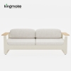 Alpha Collection Luxury Two-Seater Sofa
