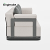 Layva Collection Modern Aluminum Sofa Set