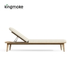 Modern Natural Teak Kael Collection Sun Loungers KMD18027