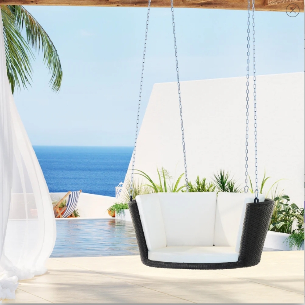 Overall plan of villa outdoor swing chair