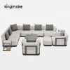 Layva Collection L-Shape Sectional Sofa Set