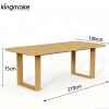 maui colletion high-end teak dining set
