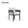 Cima Collection Modern Minimalist Aluminum Outdoor Dining Set