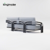 Modern Aluminum Pipeline Collection Two Seaters Sofa KM18015