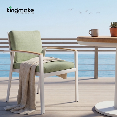 modern aluminum vintis collecton dining chair