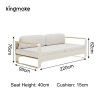 Alpha Collection Luxury Sofa Set For Poolside