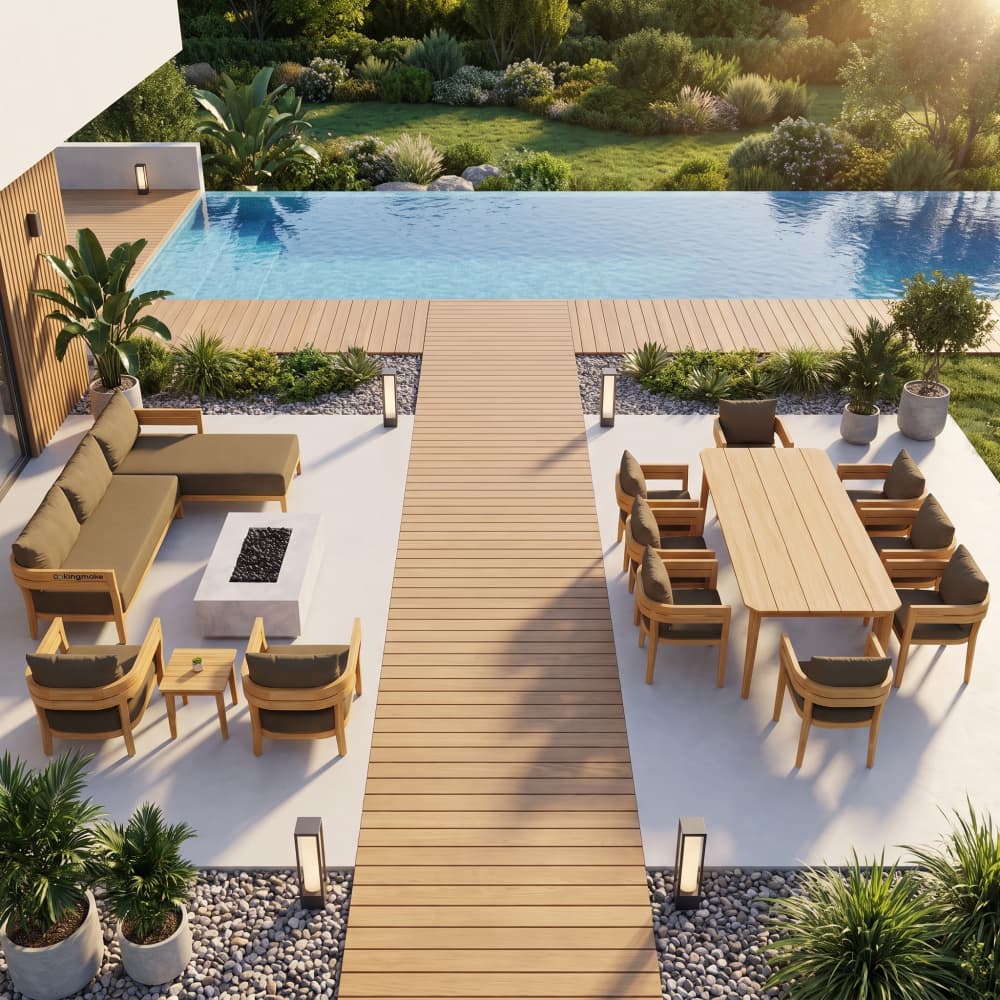 Deck Furniture Layout Ideas for Small & Large Spaces