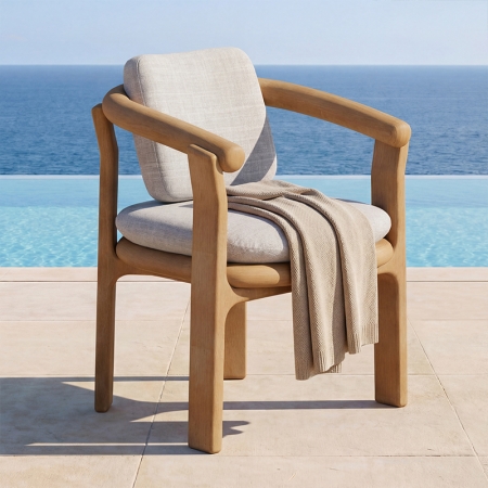 Luxury Teak Outdoor Chair KM18042