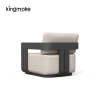 Modern Aluminum Neo Collection Outdoor Single Sofa KM18026