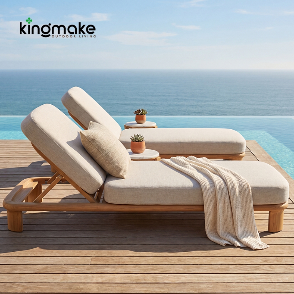Elevate Guest Comfort: Outdoor Chaise Lounges with Arms for Hospitality
