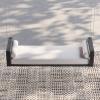 Modern Aluminum Hand-woven 2-Seater Swing Chair KM6707