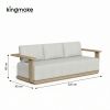 Modern Teak Outdoor Sofa KM18038